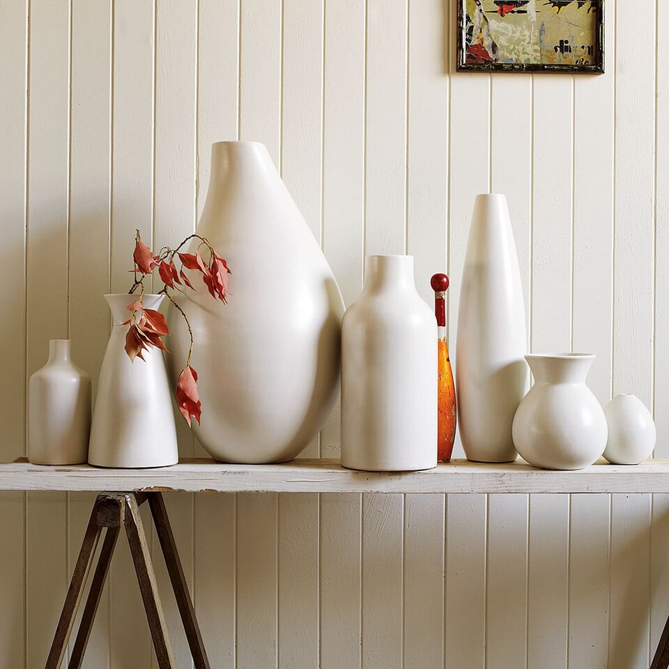 Pure White Ceramic Vases west elm Australia